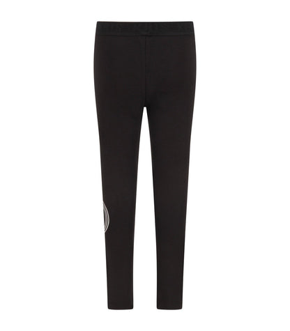Girls Black Logo Trousers