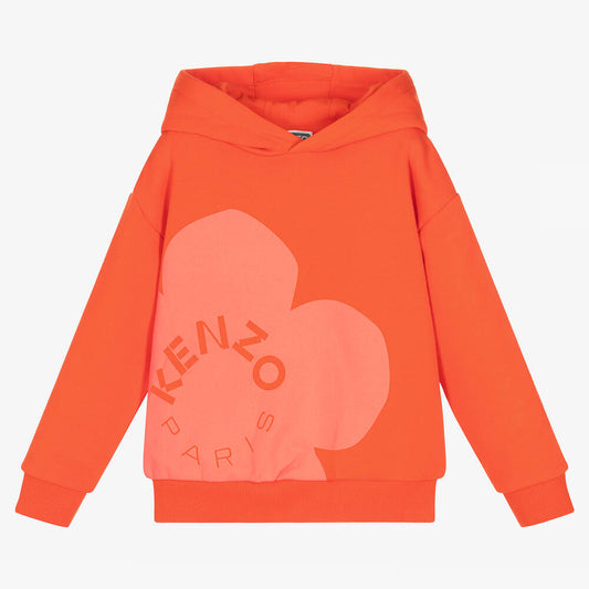 女童红色Logo棉卫衣