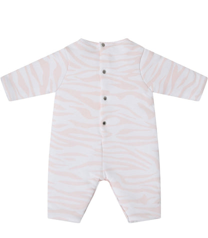 Baby Girls Light Pink Babysuit