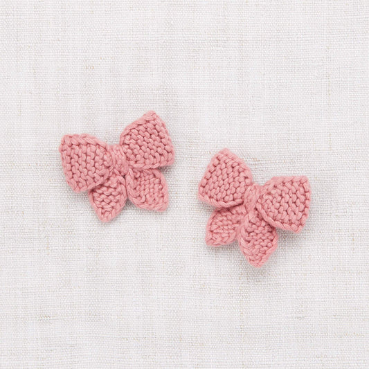 Girls Pink Bow Hair Clips