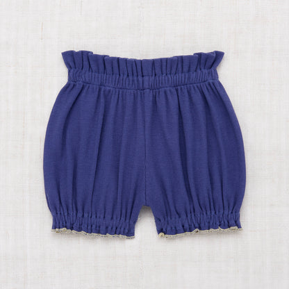 Girls Blue Pima Cotton Shorts