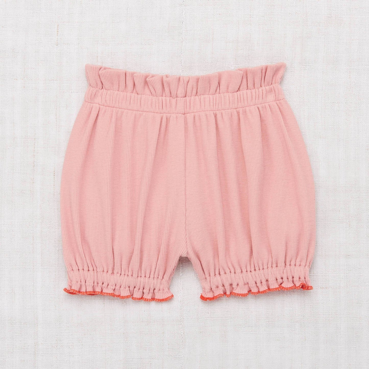 Girls Pink Pima Cotton Shorts