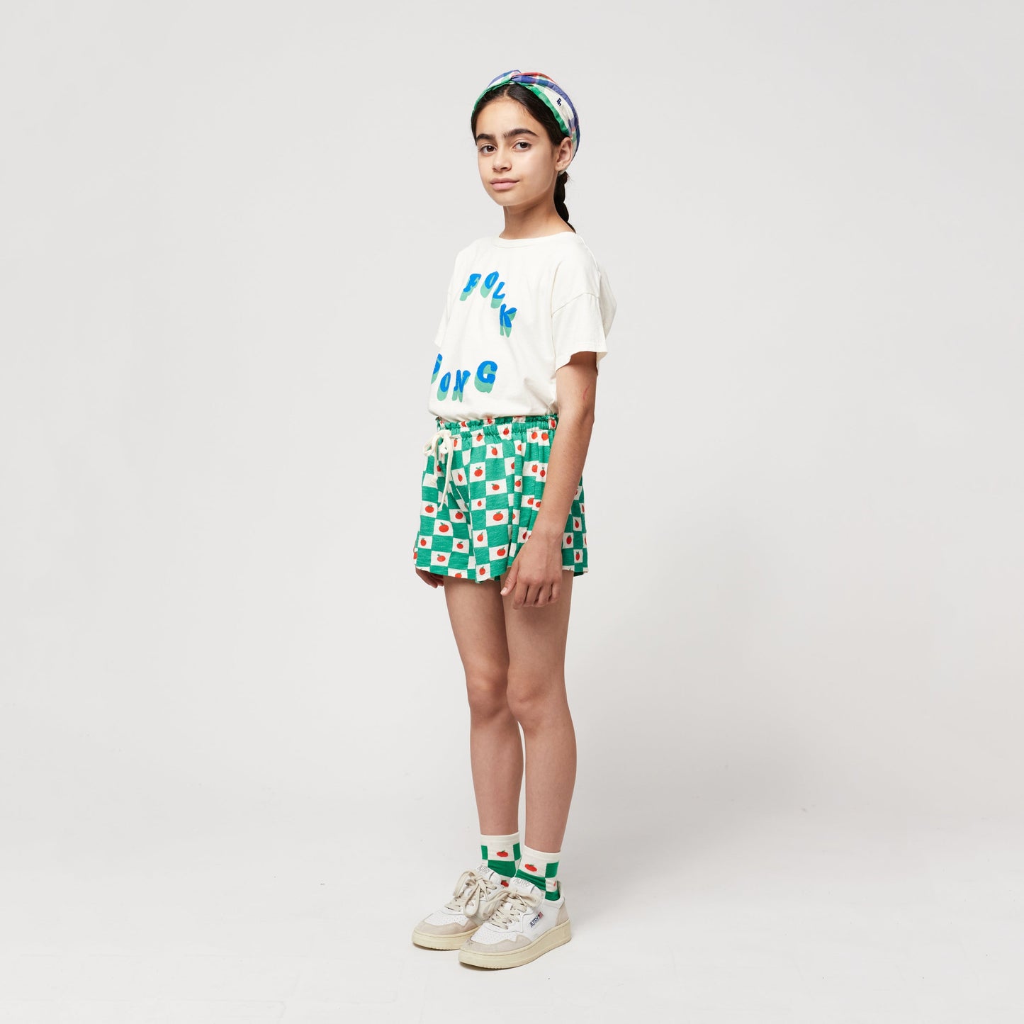 儿童白色Logo棉T恤