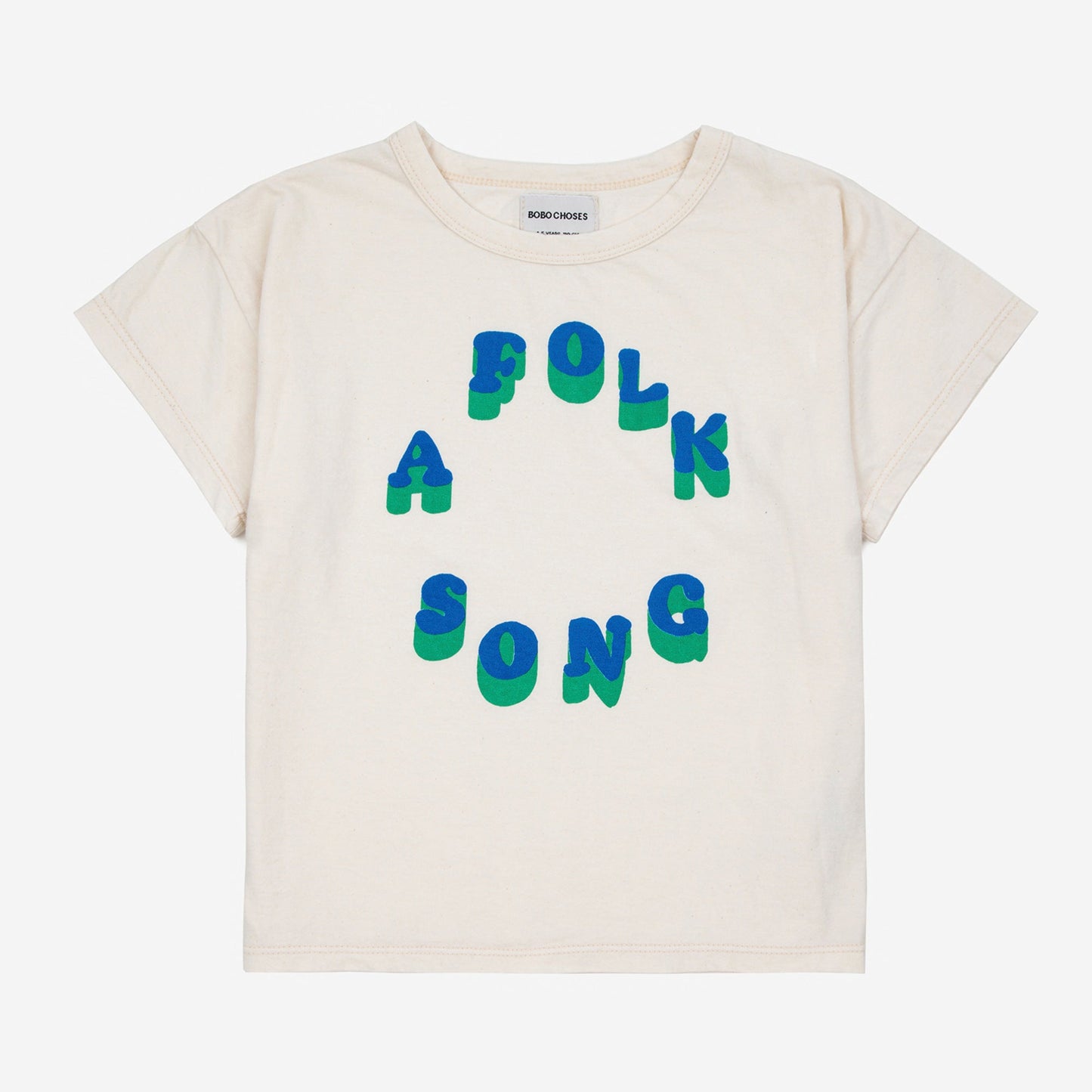 儿童白色Logo棉T恤