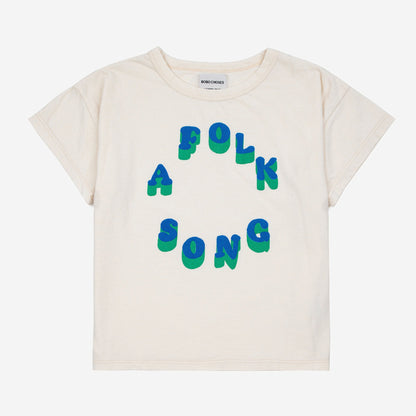 儿童白色Logo棉T恤