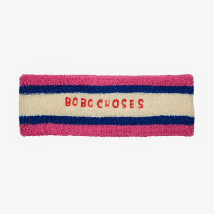 女童粉色Logo发带