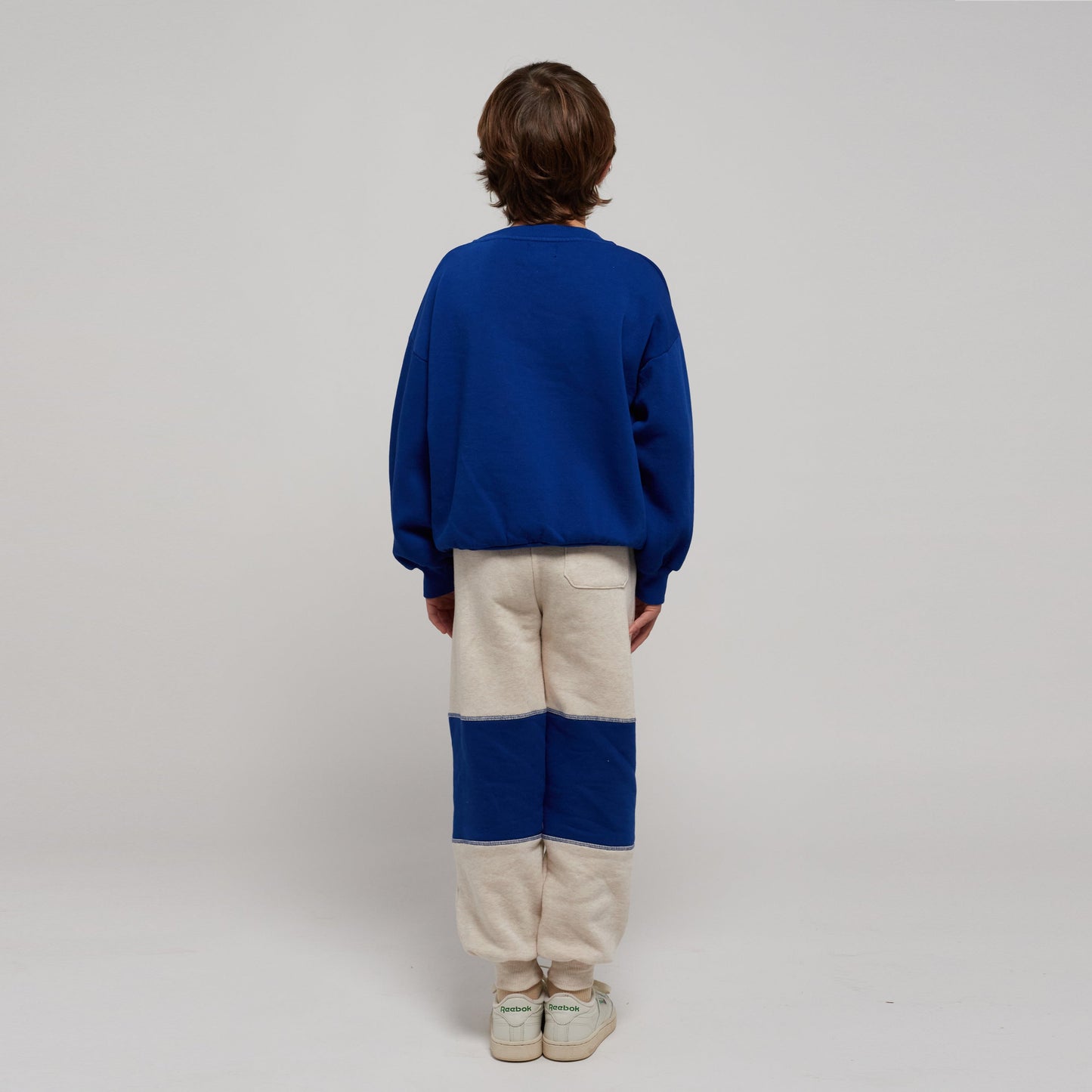 儿童蓝色Logo棉卫衣