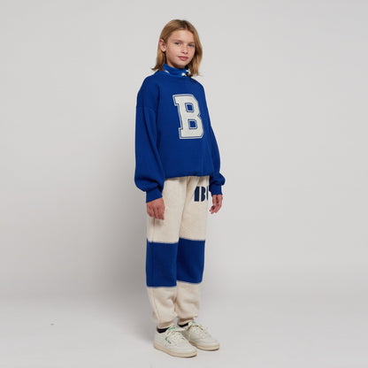 儿童蓝色Logo棉卫衣