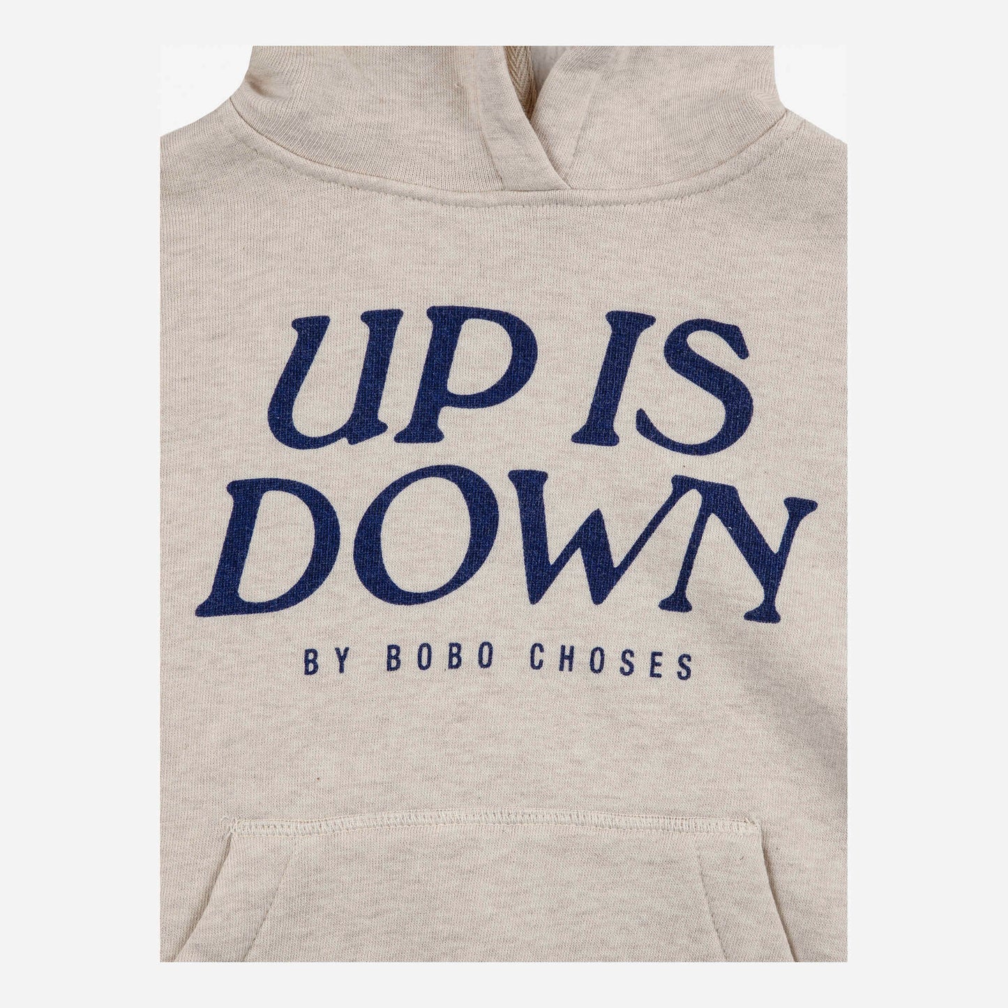 儿童米色连帽棉卫衣