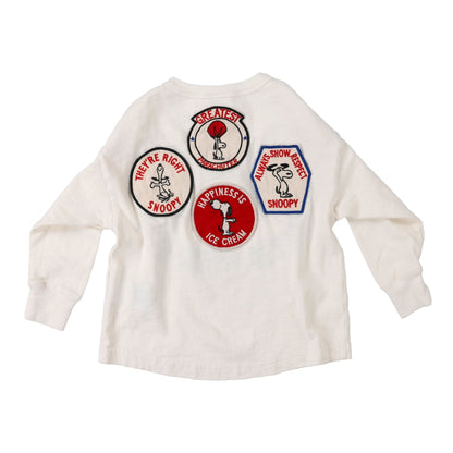 儿童白色Logo棉T恤