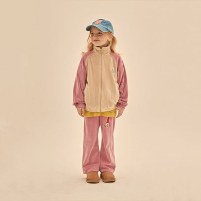 儿童粉色牛仔棒球帽