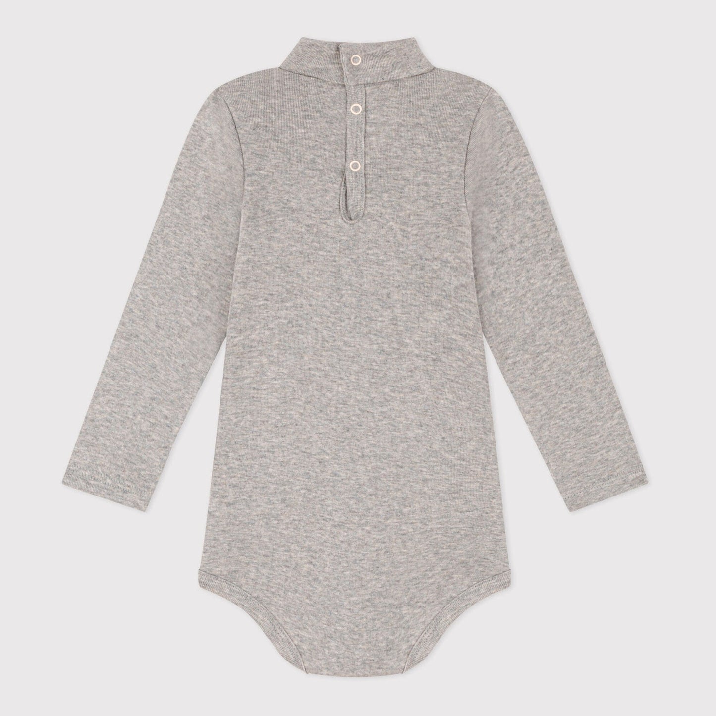 男婴灰色棉连体衣