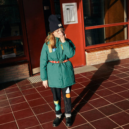 儿童藏青色针织帽子