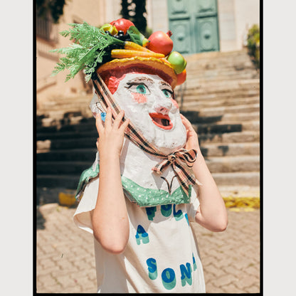 儿童白色Logo棉T恤