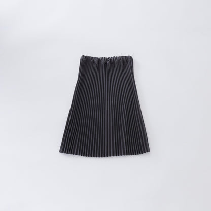 女童木炭色百褶短裙