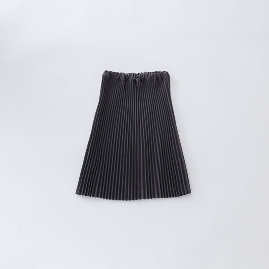 女童木炭色百褶短裙