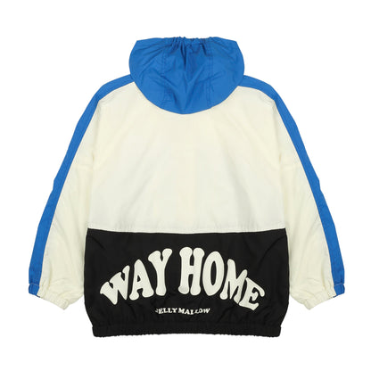 儿童蓝色拉链夹克