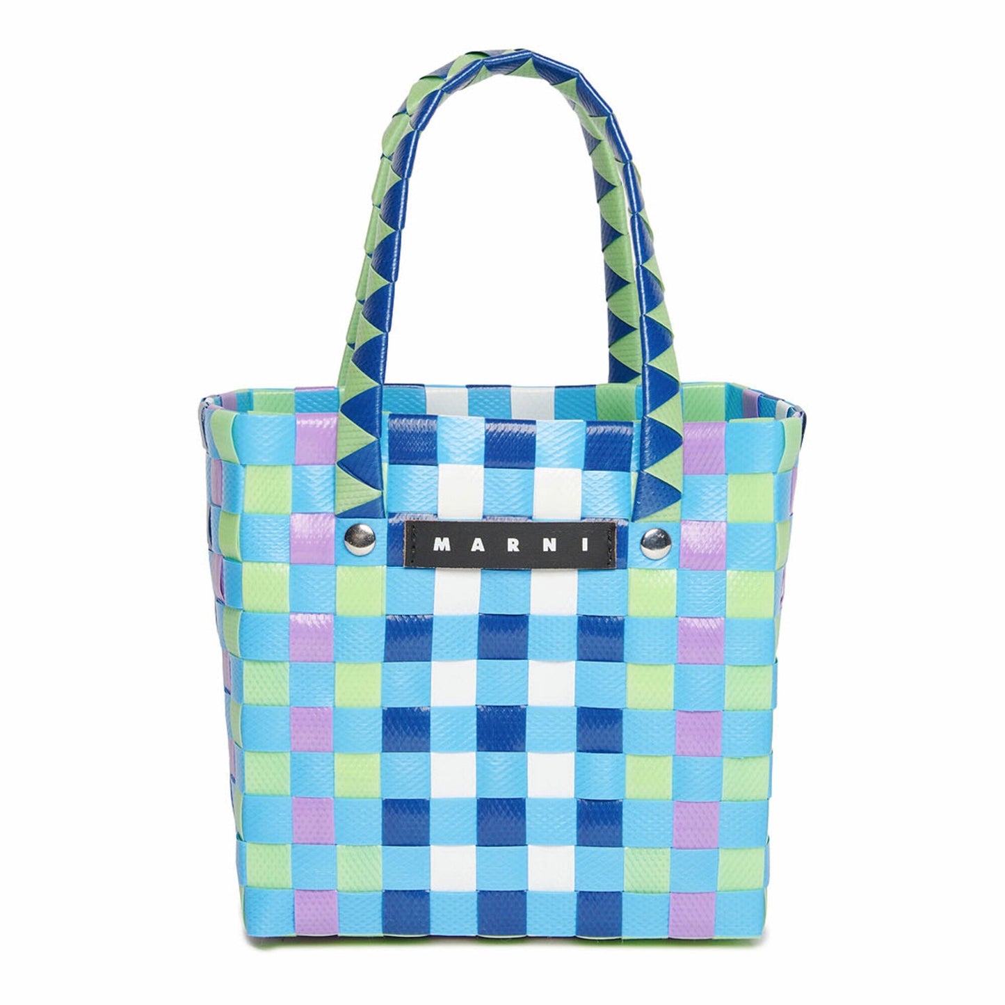 女童蓝色Logo手提包