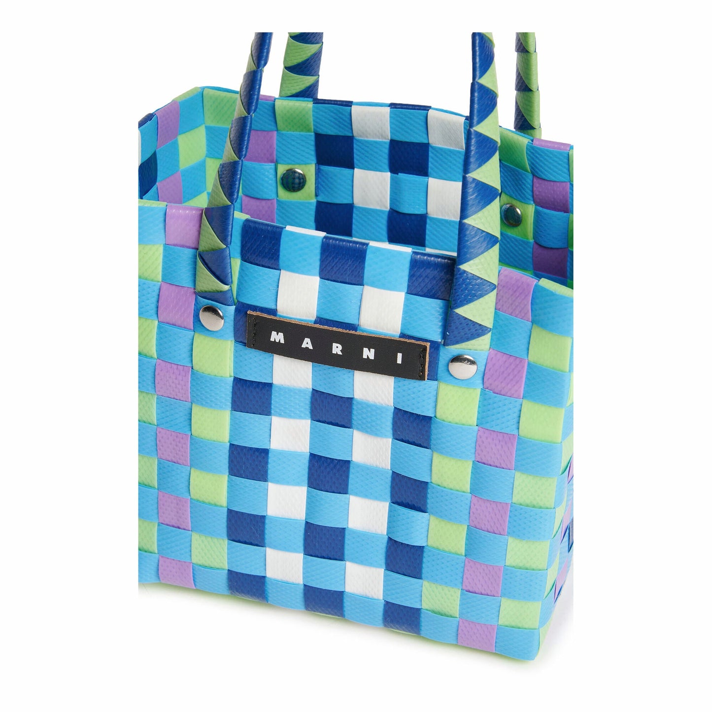 女童蓝色Logo手提包