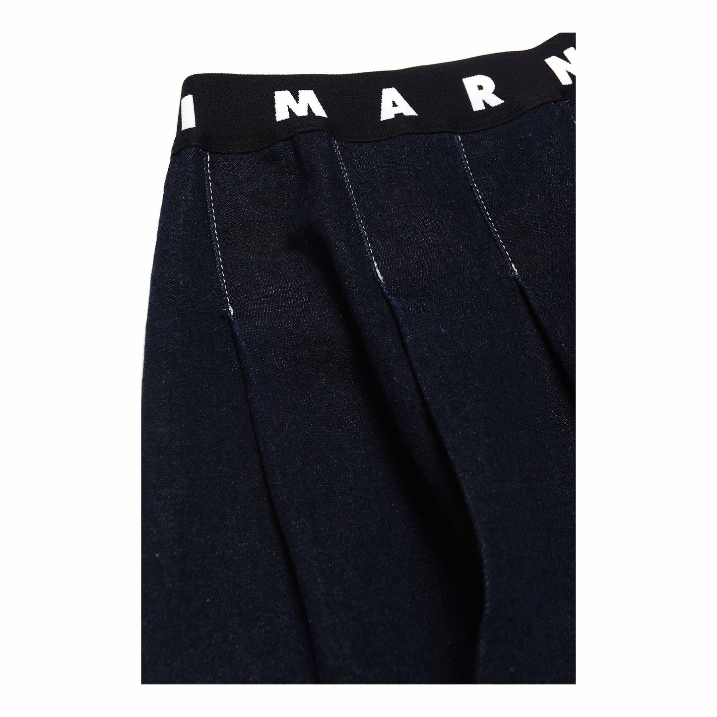 女童黑色牛仔短裙