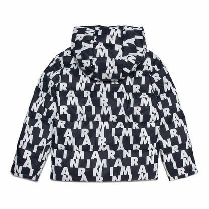 儿童黑色Logo棉服