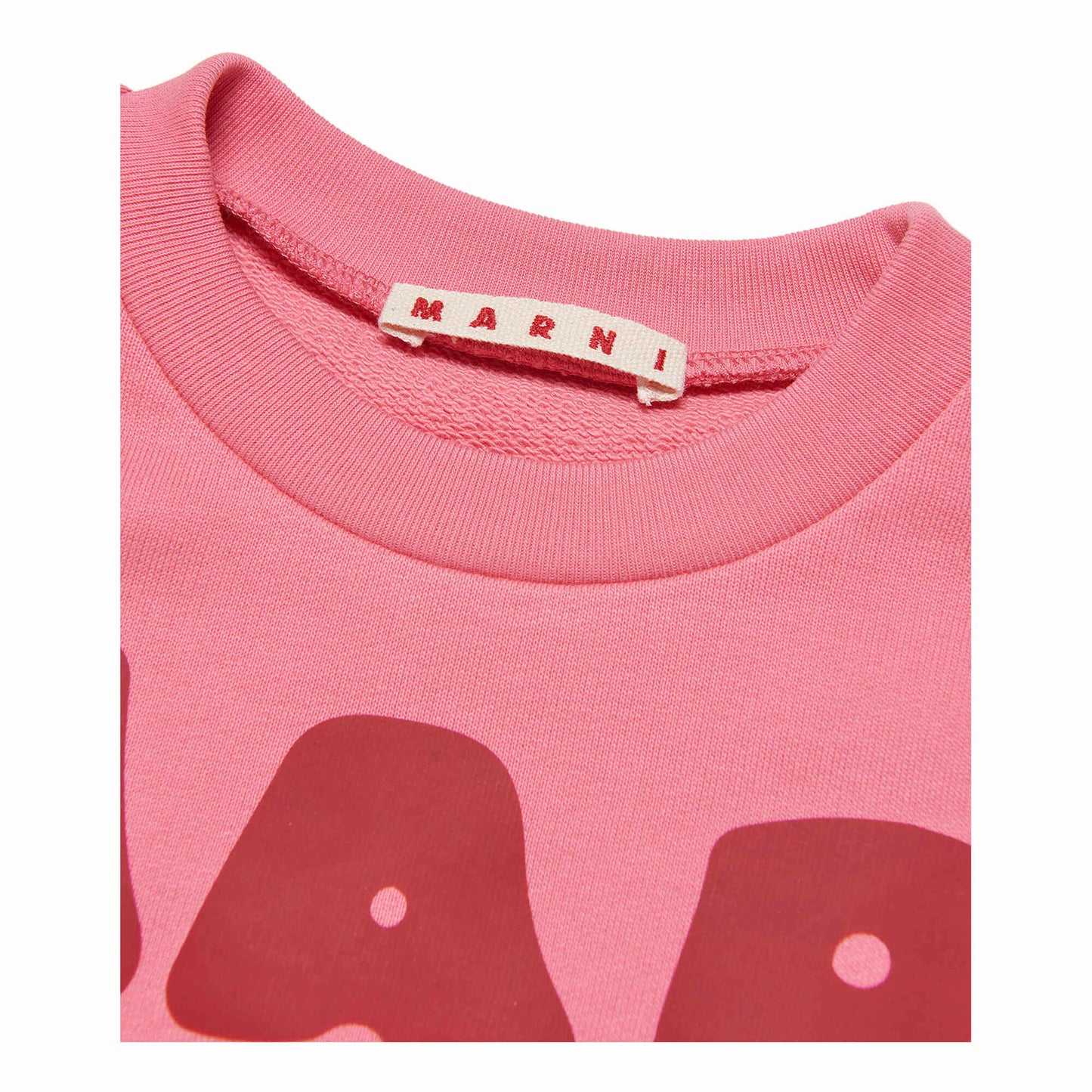 儿童粉色Logo棉卫衣