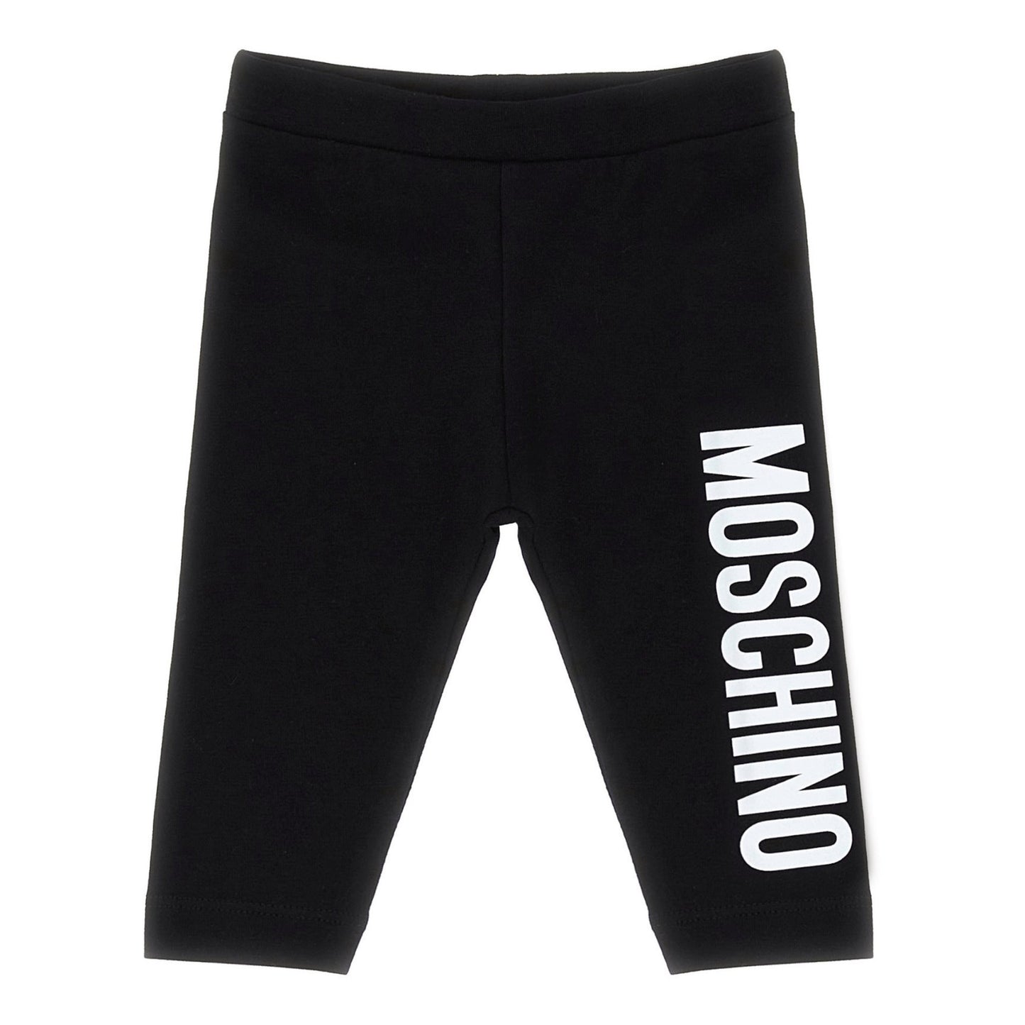 女婴黑色Logo棉打底裤