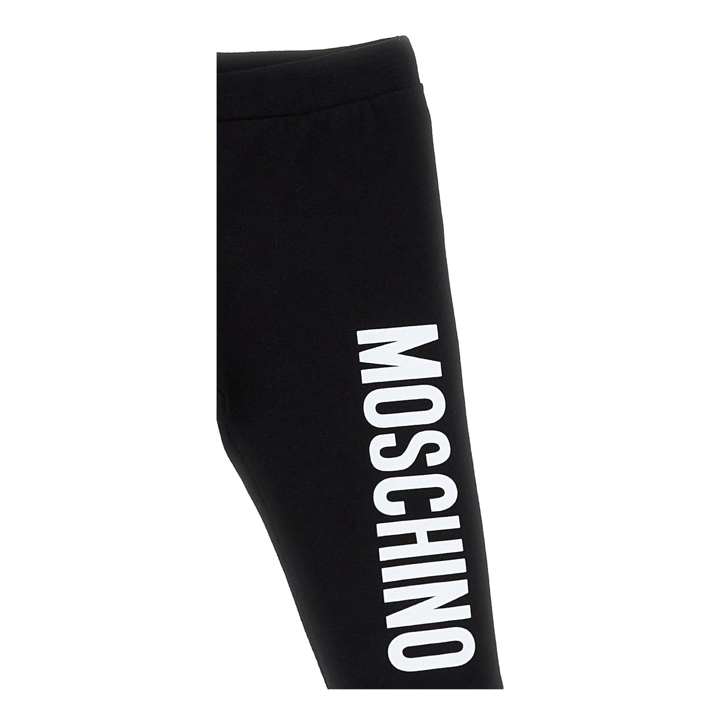 女婴黑色Logo棉打底裤