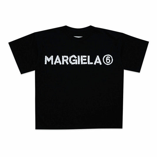 儿童黑色Logo棉T恤