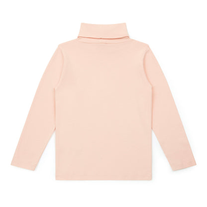 女童粉色棉上衣