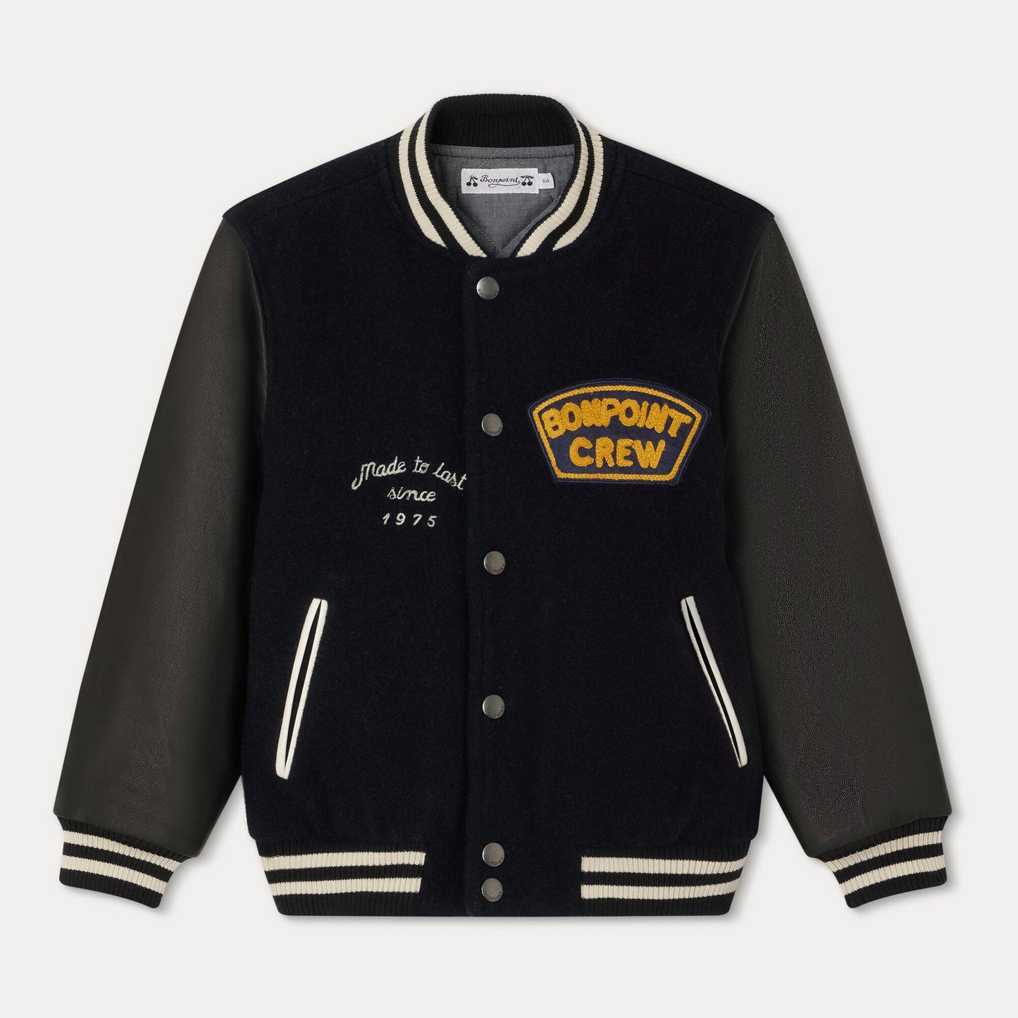 男童黑色羊毛夹克