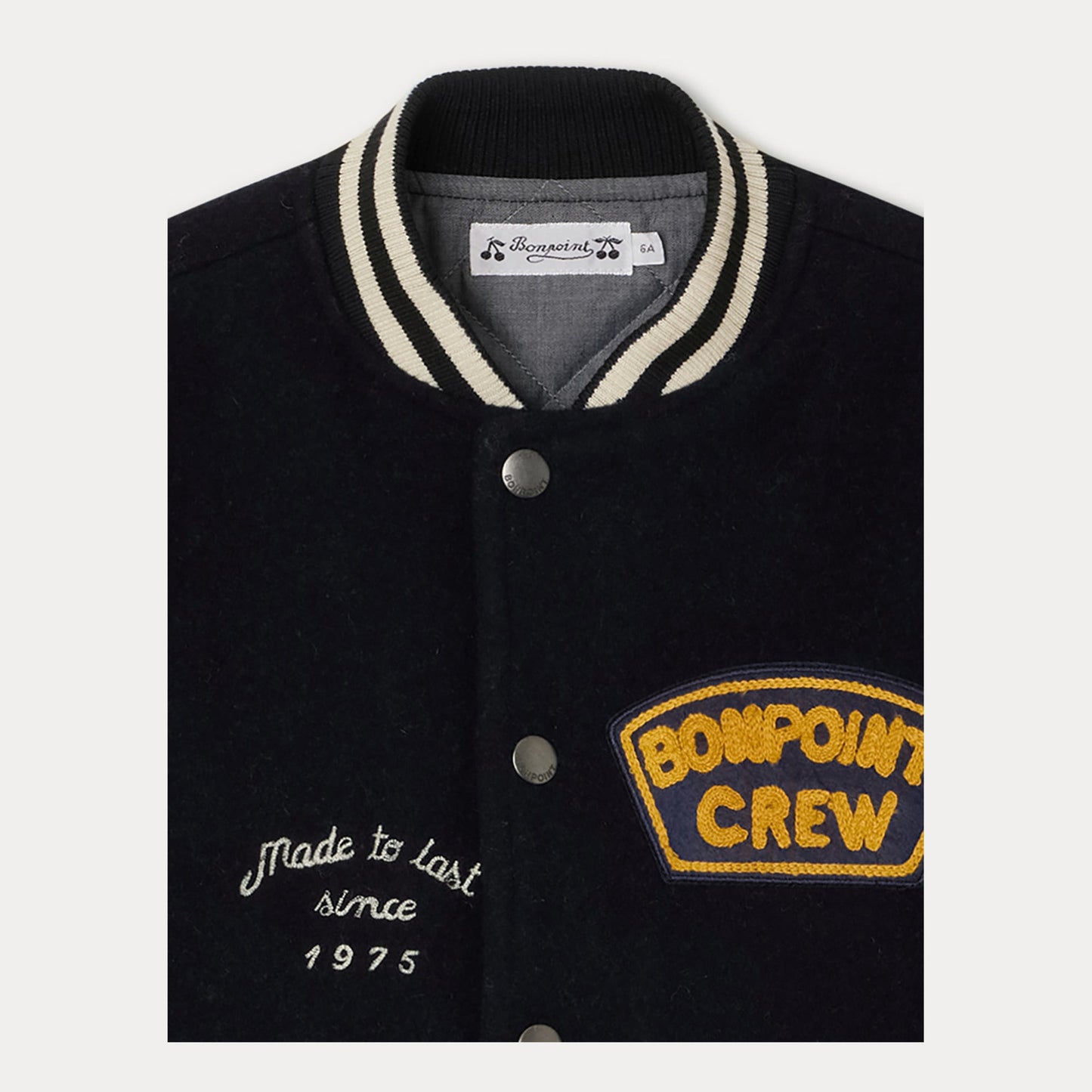 男童黑色羊毛夹克