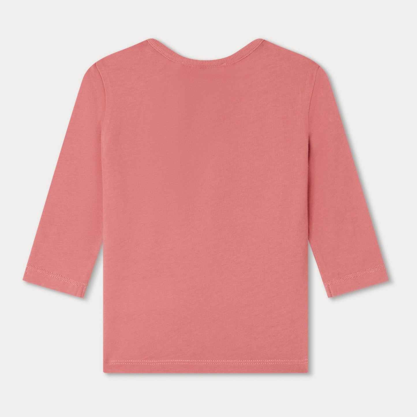 女婴粉色Logo印花T恤