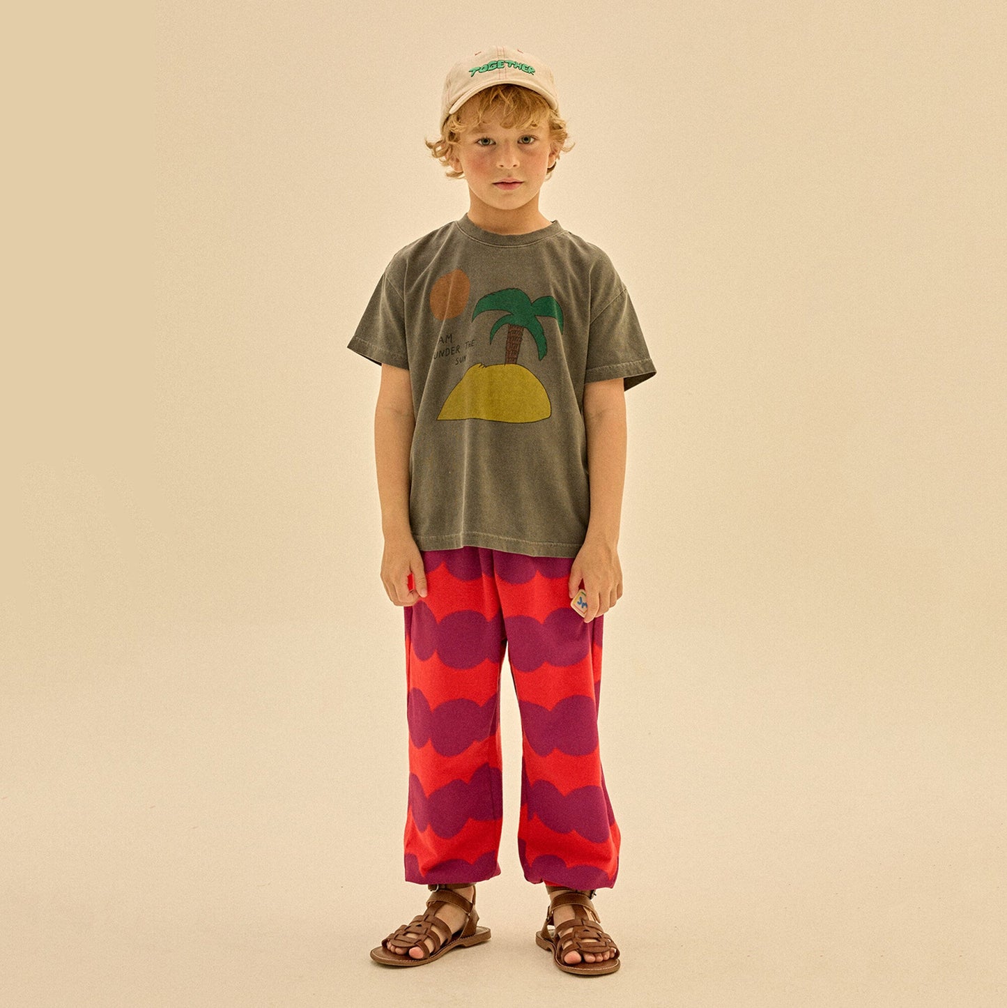 儿童白色Logo棒球帽