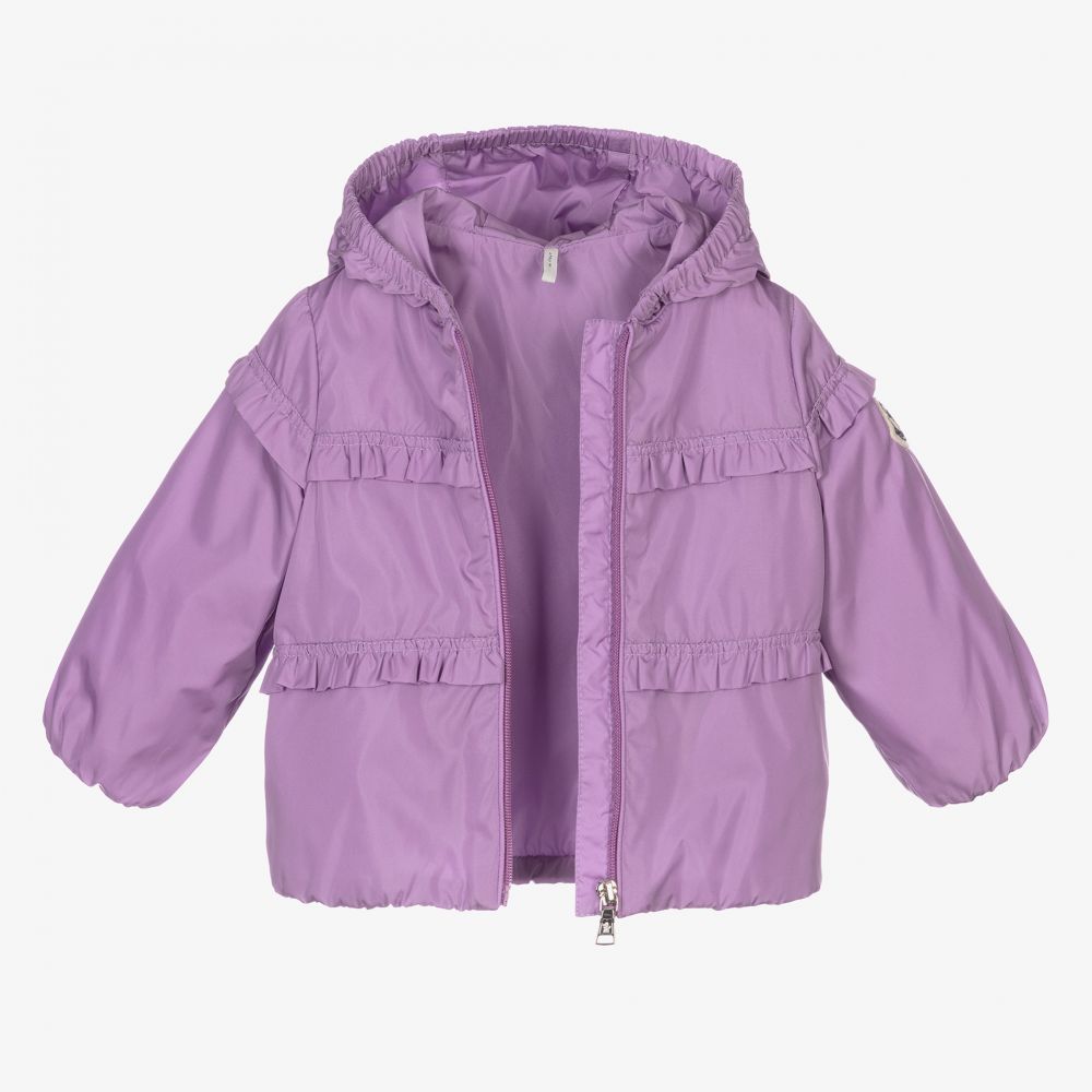 女婴紫色'HITI'夹克