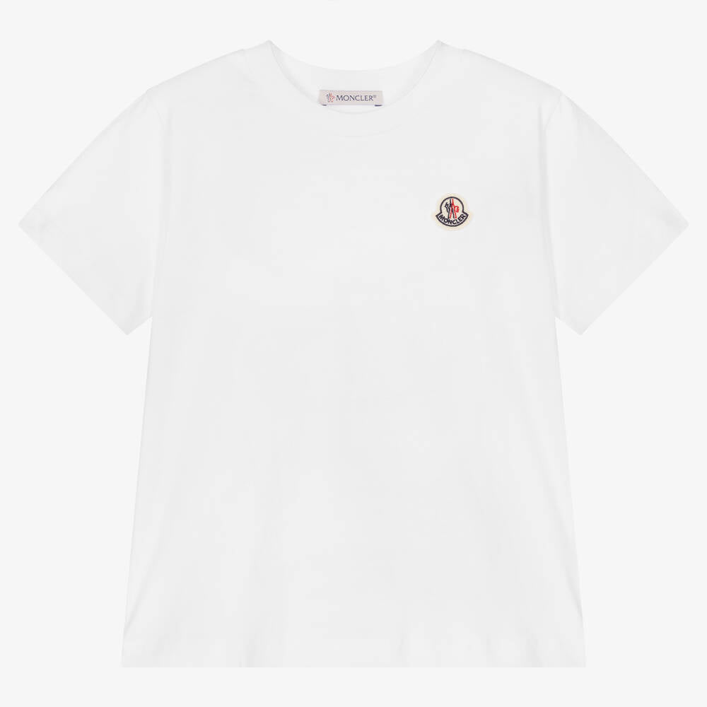 儿童白色Logo棉T恤