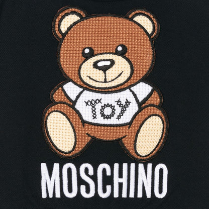 女婴黑色棉连衣裙