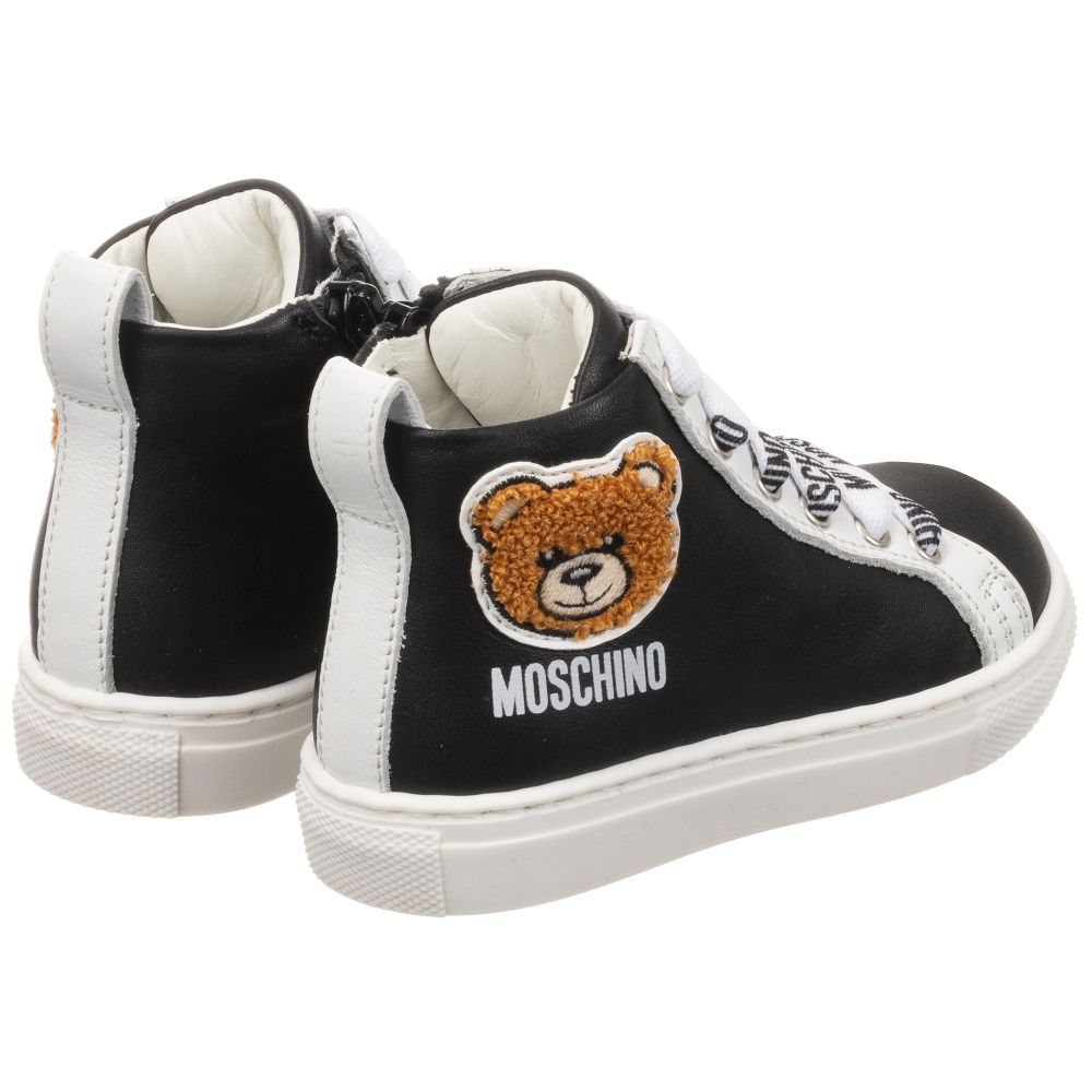 男童黑色Logo运动鞋