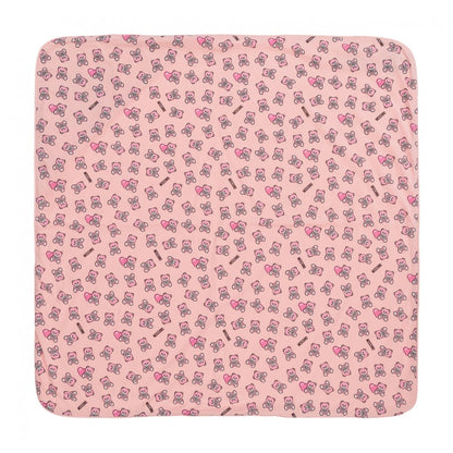 Baby Boys & Girls Pink Cotton Blanket