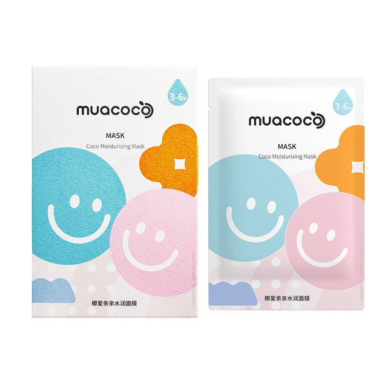 muacoco椰爱亲亲水润面膜5片（3-6岁）