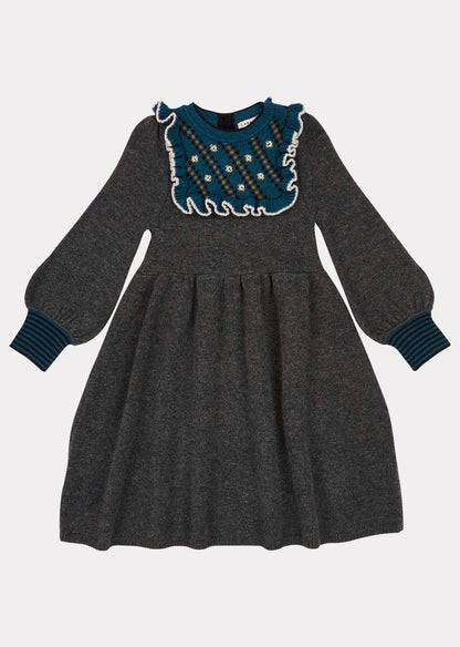 Girls Charcoal Nightingale Dress