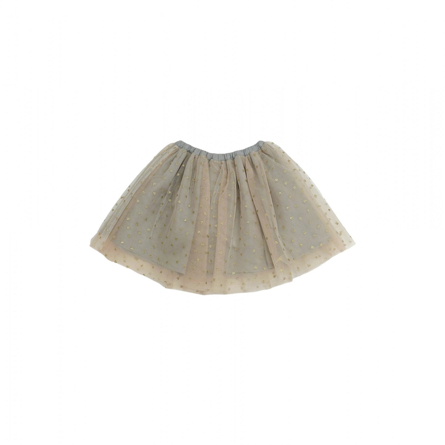 女童米色星星短裙