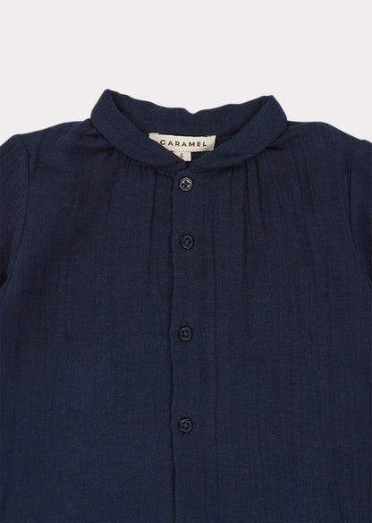 Baby Boys & Girls Dark Navy Raven Shirt