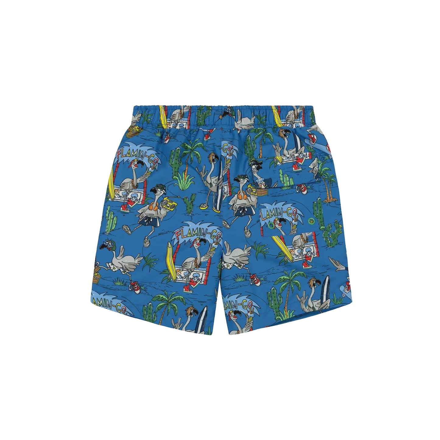 Boys Blue Flamingo Land Fleece Shorts