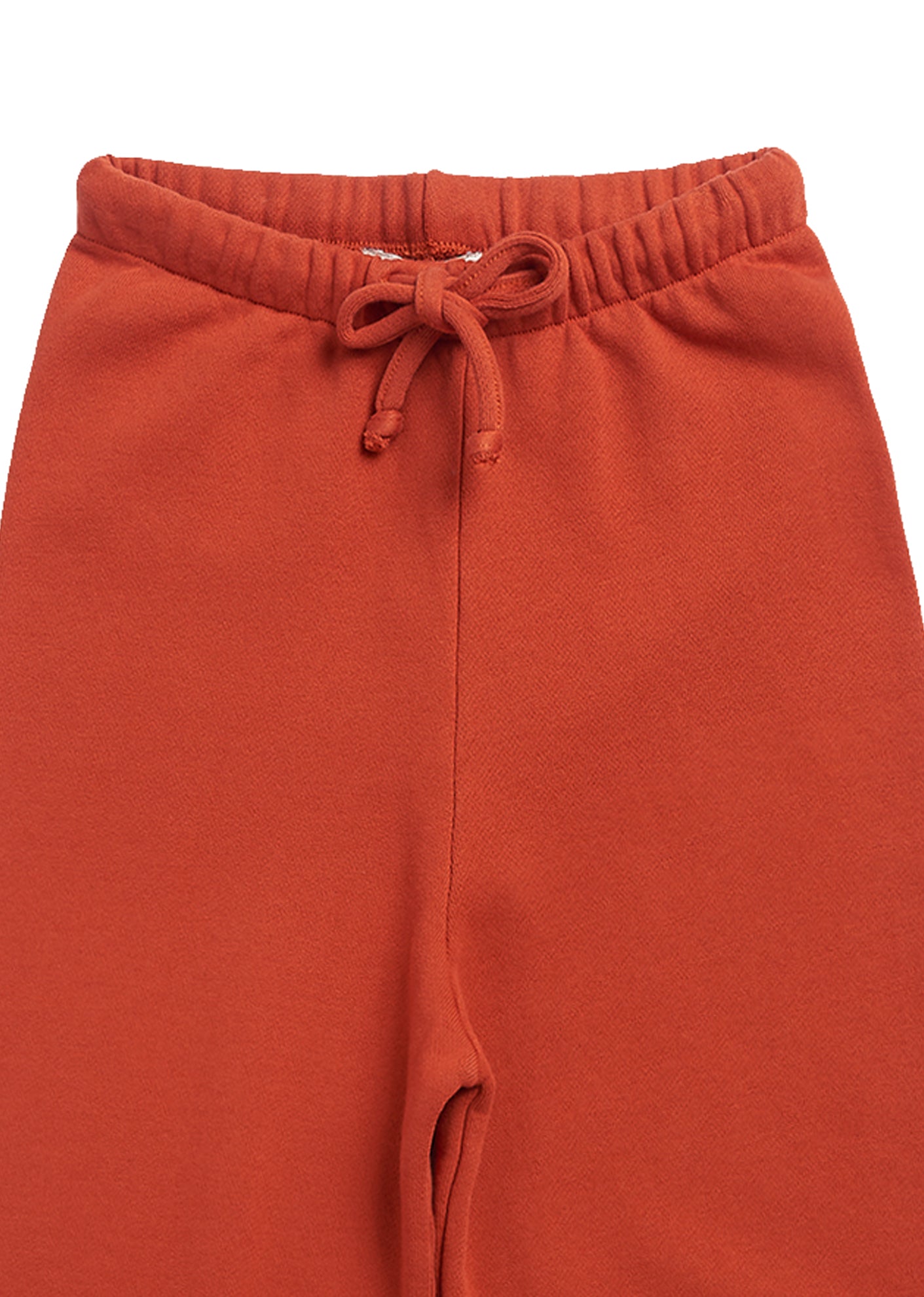 女童红色棉长裤