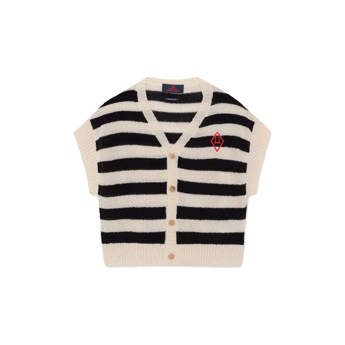 Boys & Girls Navy Logo Cardigan