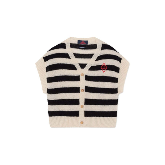 Boys & Girls Navy Logo Cardigan