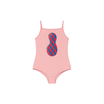 女童粉色泳装