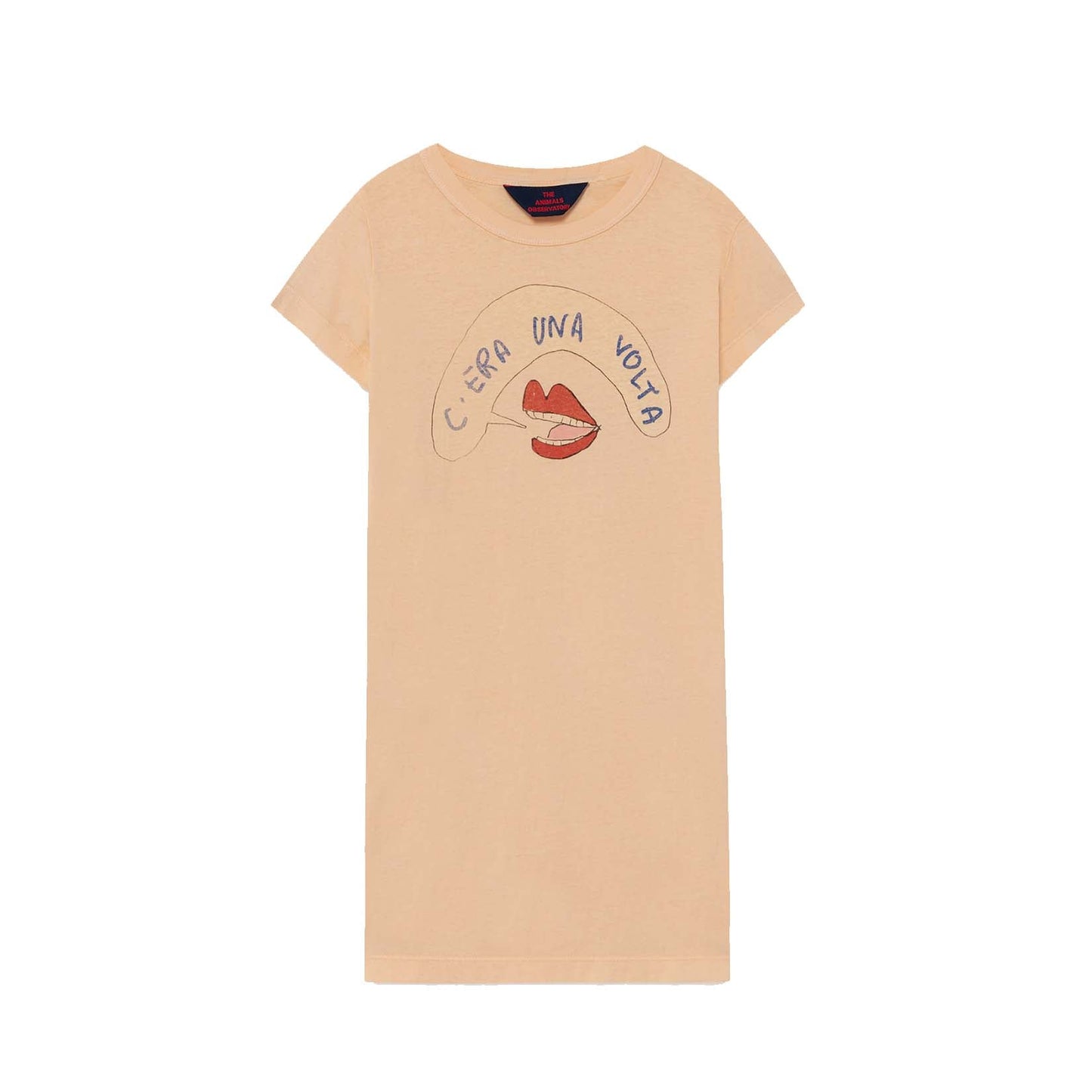 女童米色棉连衣裙