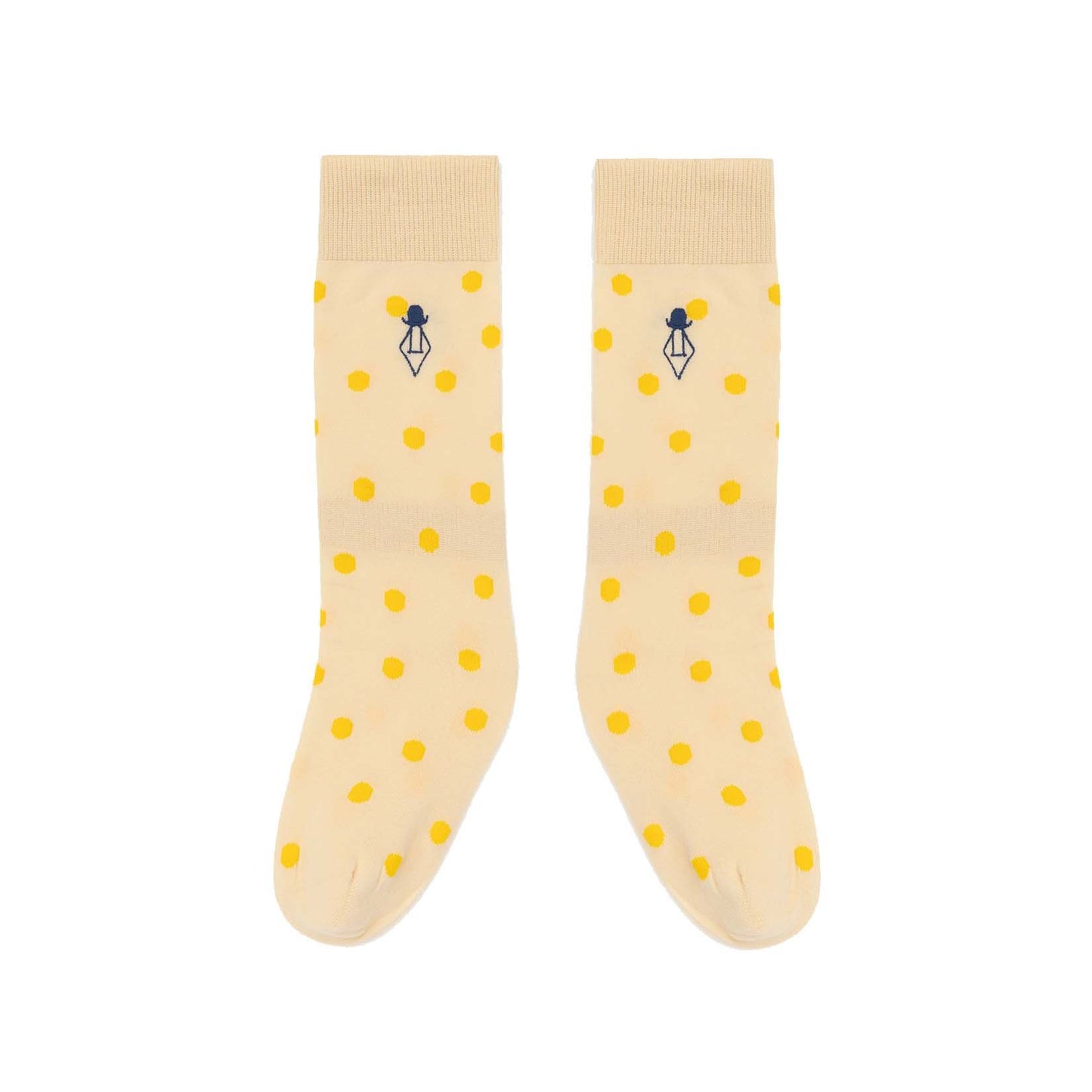 Girls White Logo Cotton Socks